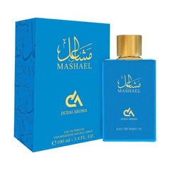 Mashael Dubai Aroma Eau de Parfum 100ml | Unisex Oriental Fragrance with Peach & Sandalwood