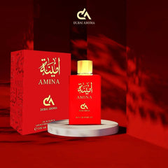Amina Dubai Aroma Eau de Parfum 100ml | Floral & Fruity Unisex Fragrance