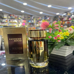 Extreme Aoud Eau de Parfum 100ml | Luxury Oud Fragrance with Bulgarian Rose & Amber by Fragrance World