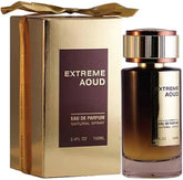 Extreme Aoud Eau de Parfum 100ml | Luxury Oud Fragrance with Bulgarian Rose & Amber by Fragrance World