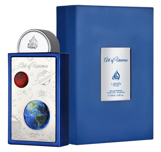 Art of Universe Eau de Parfum 100ml | Unisex Fresh Citrus & Woody Fragrance by Lattafa Pride