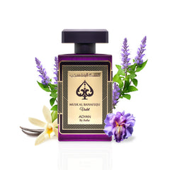 Musk Al Banafisju Violet Extrait de Parfum 100ml | Gentle Rose & Musk Fragrance by Adyan – Unisex Clean Scent