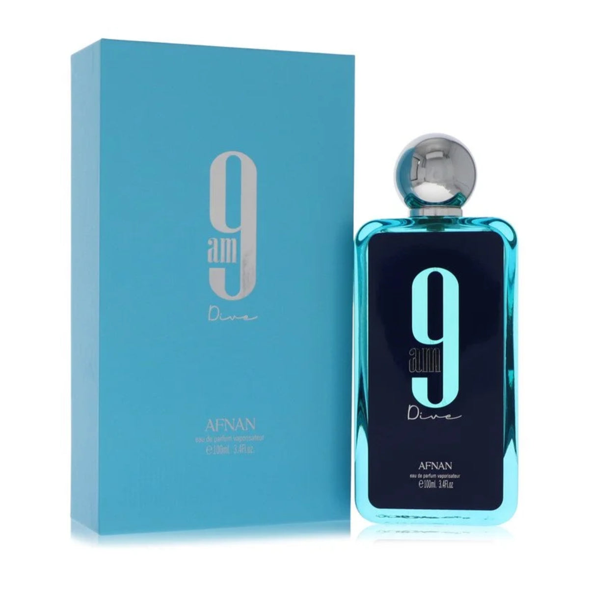 Afnan 9am Dive Eau de Parfum 100ml | Unisex Fragrance with Fresh Aquatic Notes