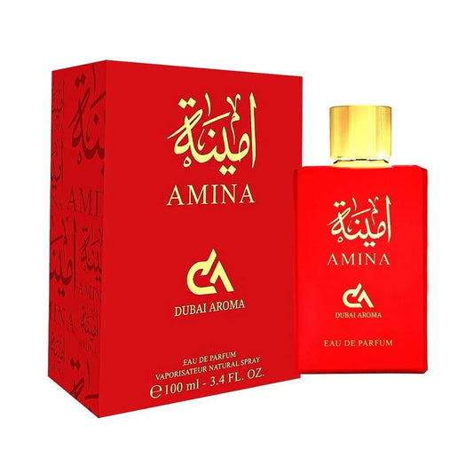 Amina Dubai Aroma Eau de Parfum 100ml | Floral & Fruity Unisex Fragrance