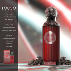 Anfar 1950 Fouco Extrait de Parfum 100ml | Sophisticated Men's Fragrance with Lemon Zest & Pineapple
