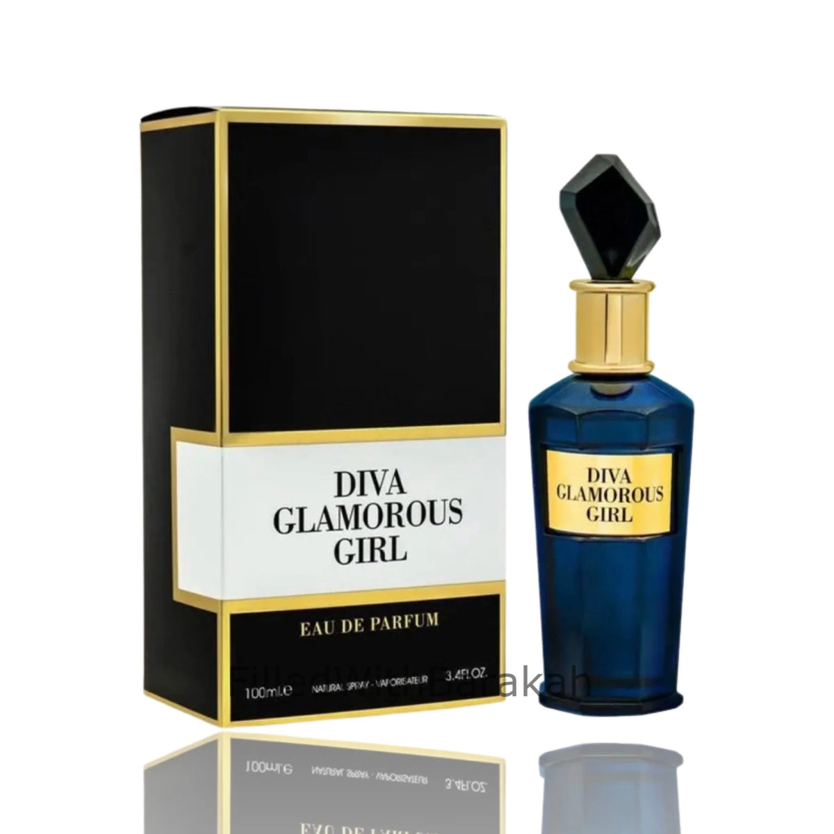 Diva Glamorous Girl Eau de Parfum 100ml | Luminous Floral Gourmand Fragrance by Fragrance World
