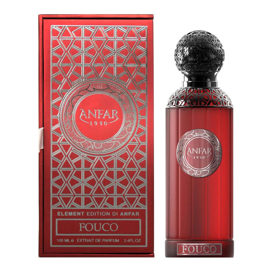 Anfar 1950 Fouco Extrait de Parfum 100ml | Sophisticated Men's Fragrance with Lemon Zest & Pineapple