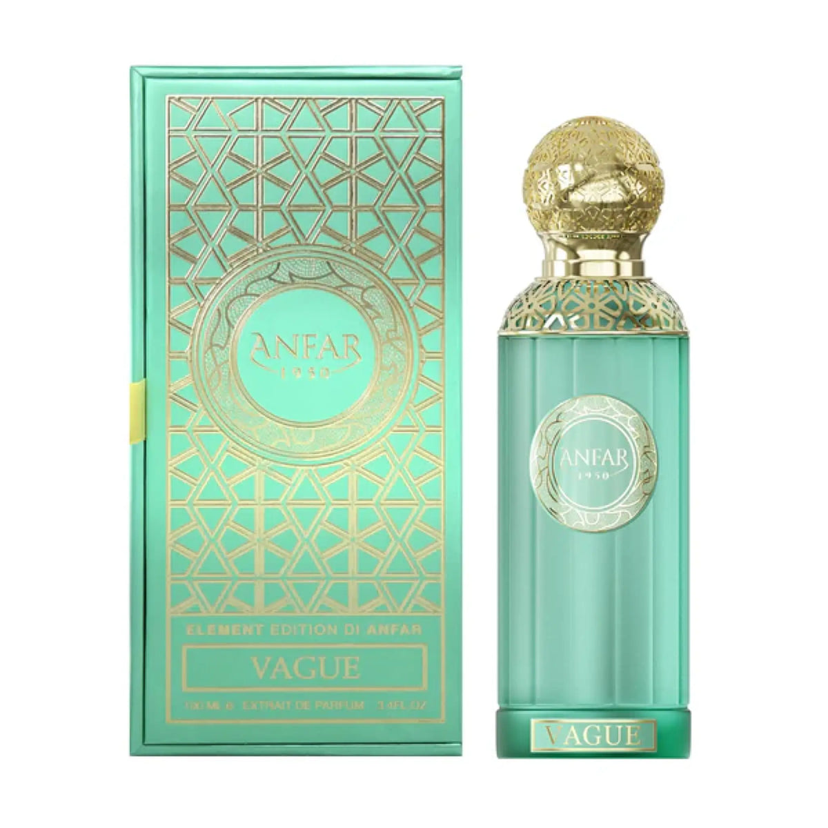 Vague by Anfar 1950 Extrait de Parfum 100ml | Opulent Unisex Fragrance with Sicilian Bergamot & Agarwood
