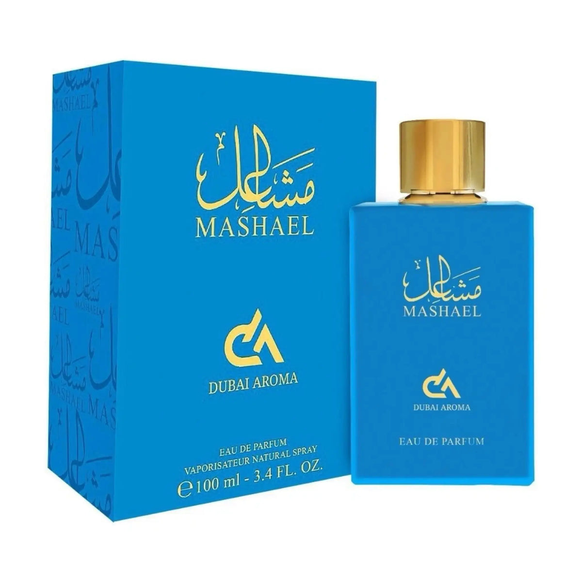 Mashael Dubai Aroma Eau de Parfum 100ml | Unisex Oriental Fragrance with Peach & Sandalwood