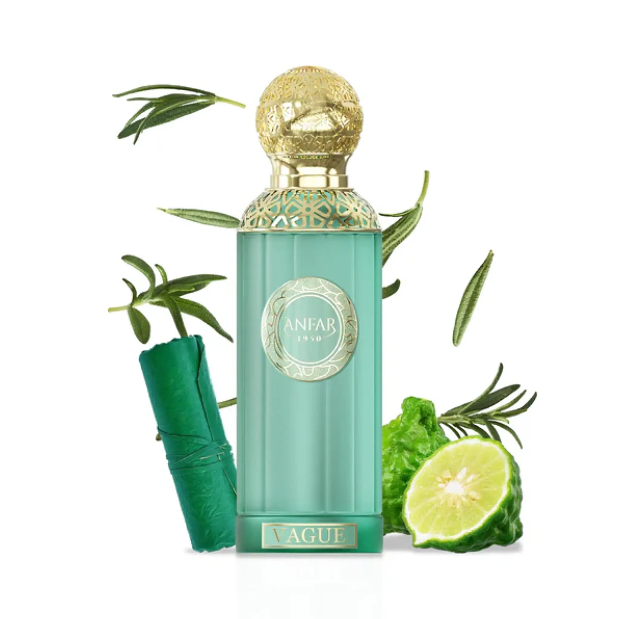 Vague by Anfar 1950 Extrait de Parfum 100ml | Opulent Unisex Fragrance with Sicilian Bergamot & Agarwood